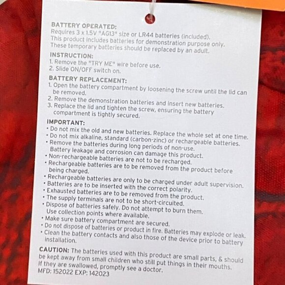 Target Kids' Light Up Red Dragon Halloween Costume Jumpsuit Mask Wings Size Sm - Picture 9 of 11